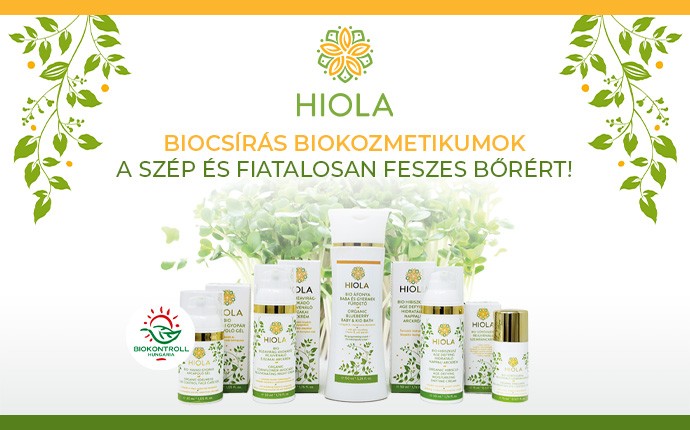 BIOCSÍRÁS BIOKOZMETIKUMOK - HIOLA Arcápolás