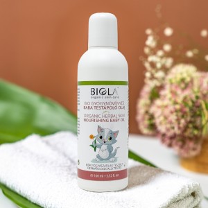 Bio gyógynövényes baba testápoló olaj - 100 ml