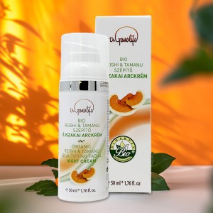 Bio reishi & tamanu szépítő éjszakai arckrém - 50ml
