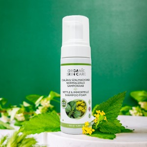 Csalán & szalmagyopár normalizáló samponhab - 150 ml
